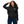 Female model wearing black hoodie with white Nopaune chest logo, hands up and smiling