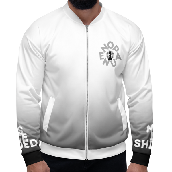 Man showcasing front of Once Shaded jacket’s by Nopaune.
