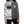 Female model wearing the Dual Jacket by Nopaune, front view showing fit and central graphic.
