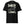 Black t-shirt with 'Born Winner' graphic design on a white background