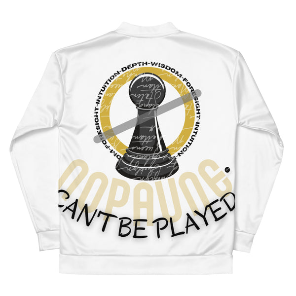 A sublimated bomber jacket by Nopaune.